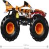 Hot Wheels Toy Monster Trucks, 1:24 Scale Die-Cast Tiger Shark, Oversized Play Vehicle for Kids & Collectors view 2