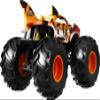 Hot Wheels Toy Monster Trucks, 1:24 Scale Die-Cast Tiger Shark, Oversized Play Vehicle for Kids & Collectors view 3