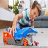 Hot Wheels Matchbox Toy Car Playset, Takeoff Adventure Airport Set with Die-Cast Audi in 1:64 Scale, Plastic Plane, Take-Off & Landing Feature & Storage view 2