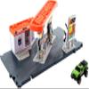 Matchbox Toy Cars Playset, Action Drivers Fuel Station & 1:64 Scale Toy Truck, Moveable Gas Hoses & Car-Activated Features view 1