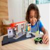 Matchbox Toy Cars Playset, Action Drivers Fuel Station & 1:64 Scale Toy Truck, Moveable Gas Hoses & Car-Activated Features view 2