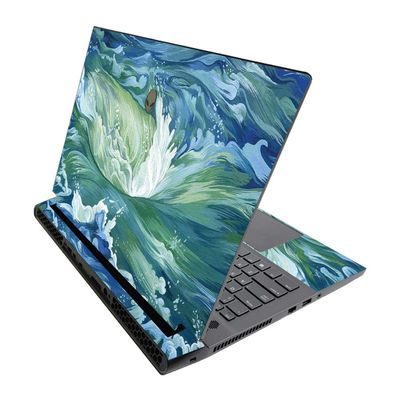 MightySkins Skin for Alienware M17 R3 (2020) & M17 R4 (2021) - Cyclone Wave | Protective Viny wrap | Easy to Apply and Change Style | Made in The USA
