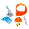Hot Wheels Toy Car Track Set Loop Stunt Champion, Dual-Track Loop with Double-Car Launcher, Side-by-Side Racing, Includes 1 Toy Car in 1:64 Scale view 4