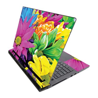 MightySkins Skin for Alienware M17 R3 (2020) & M17 R4 (2021) - Colorful Flowers | Protective Viny wrap | Easy to Apply and Change Style | Made in The USA