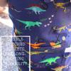 BABYBOET Kids Aprons for Girls and Boys, Toddler Apron with Pocket for Painting, Cooking, Baking, Gardening and Crafts  Apron for kids with Adjustable Neck Strap - Dinosaur Alphabet Blue view 4