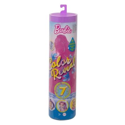 Barbie Color Reveal Doll & Accessories, Shimmer Series, 7 Surprises, 1 Doll (Styles May Vary)