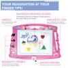 Lollipop JoJo Siwa Magnetic Drawing Board with Stylus and 3 Stamps, for Girls or Boys view 3