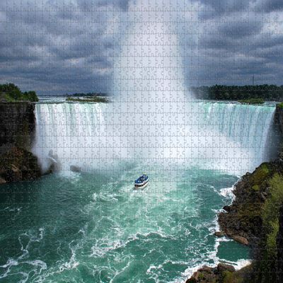 Canada Niagara Falls Jigsaw Puzzle for Adults 1000 Piece Wooden Travel Gift Souvenir