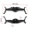 RZXYL CNC Aluminum Front Axle Housing for Axial Capra 1.9 UTB 1/10 RC Car, One-Piece Design Axial Capra Axle Upgrade (Black) view 2