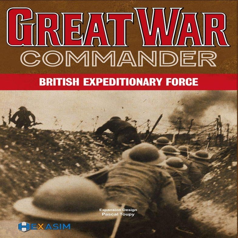 Hexasim HEX: British Expeditionary Force Kit for The Great War Commander Boardgame