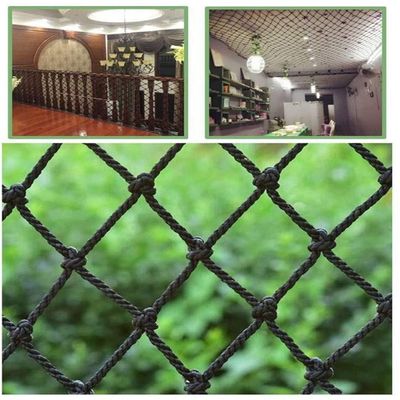 Hynet Kids Safety Net Black, Climbing Frames Rope Net Children's Balcony Stair Railing Protective Net Pets Fence Anti-Falling Net Anti-Aging (Size : 3 * 10m(10 * 33ft))