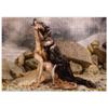 1000 Piece Jigsaw Puzzle, Johannes Sttter Bodypainting Illusion Art - Wolf view 1