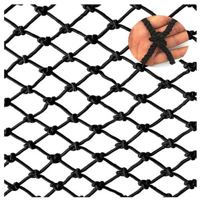 Hynet Safety Net Mesh Wall Decor Net Black, Climbing Cargo Net Kids Balcony Protective Net Stair Railings Safety Net Playground Obstacle Isolation Net (Size : 3 * 10m(10 * 33ft))