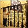Hynet Safety Net Mesh Wall Decor Net Black, Climbing Cargo Net Kids Balcony Protective Net Stair Railings Safety Net Playground Obstacle Isolation Net (Size : 3 * 10m(10 * 33ft)) view 3