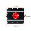1Pcs RC Equipment Box Cover Plate Metal Receiver Box Cover Plate for 1/10 RC Crawler Car Axial Wraith RR10 90048 view 4