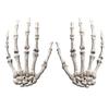 5 Pairs Halloween Skeleton Hands Realistic Plastic Fake Human Hands for Halloween Zombie Party Terror Scary Props view 3