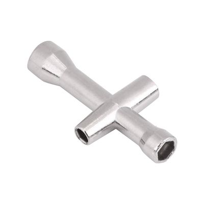 Dilwe Metal Cross Wrench, 4/5 / 5.5 / 7mm Cross Wrench Sleeve RC Crawler Car Accessory Car Model Accessory