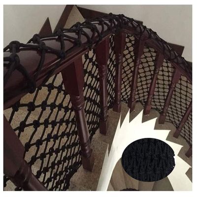 Hynet Stair Balcony Protective Net, Children Safety Net Black Anti-Aging Garden Decorative Net Pets Fence Anti-Falling Net Kindergarten Playground Weaving Net Rope (Size : 3 * 10m(10 * 33ft))