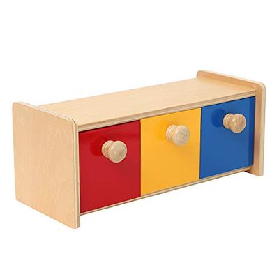 Adena Montessori Box w/Bins Toddler Materials Educational Tools Preschool Early Development Baby Toy