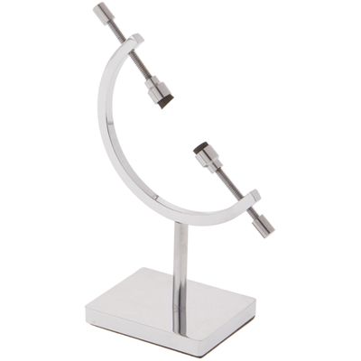 Bard's Chrome Sphere Holder Caliper Stand, 4.5" H x 2.375" W x 1.5" D (For 0.375" to 1.75" Items), Pack of 4
