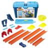 Hot Wheels Toy Car Track Set, Track Builder Unlimited Stunt Crash Box Playset with 18 Building Components in Storage Box with Lid & 1:64 Scale Vehicle view 3