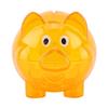 , Baby Savings Bank, Transparent 3.93Inch Bank, for Boys Unique Girls Home Decor(Small Orange) view 1