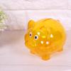 , Baby Savings Bank, Transparent 3.93Inch Bank, for Boys Unique Girls Home Decor(Small Orange) view 2