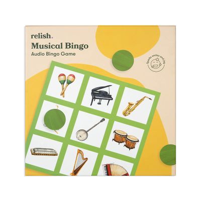 Relish Musical Bingo Game - Alzheimers Toys & Dementia Activities, Games & Products for Elderly/Seniors