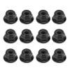 12PCS 4mm Nonslip Wheel Lock Nut Spare Parts Fit for Axial SCX10 1/10 RC Model Car Anti Slip Lock Nuts (Black) view 1