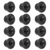 12PCS 4mm Nonslip Wheel Lock Nut Spare Parts Fit for Axial SCX10 1/10 RC Model Car Anti Slip Lock Nuts (Black) view 2