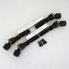 2pcs Heavy Duty Steel + Aluminum Drive Shaft Silver for Axial SCX10 II AX90047 view 2