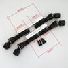 2pcs Heavy Duty Steel + Aluminum Drive Shaft Silver for Axial SCX10 II AX90047 view 3