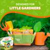 Matching Board Book - Green Kids Gardening Tools Set Includes Sturdy Tote Bag, Watering Can, Shovel, Rake, and Trowel - Garden Storybook - Kids Garden Tools- Easter Gifts for Toddler Age on up. view 2