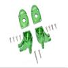 Axial SCX10 III AXI03007 / Capra 1.9 UTB AXI03004 Upgrade Parts Aluminum Front Knuckle Arms - 4Pc Set Green view 1