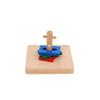 Adena Montessori Twist & Sort Dowel Set Preschool Equipment Early Development Baby Toy Montessori Fine Motor Skills Development view 1