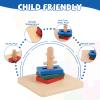 Adena Montessori Twist & Sort Dowel Set Preschool Equipment Early Development Baby Toy Montessori Fine Motor Skills Development view 4