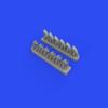 Eduard EDU632161 1/32 Brassin P-40E Exhaust Pipe (for Trumpeter) Plastic Model Parts view 4