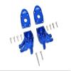 Axial SCX10 III AXI03007 / Capra 1.9 UTB AXI03004 Upgrade Parts Aluminum Front Knuckle Arms - 4Pc Set Blue view 1