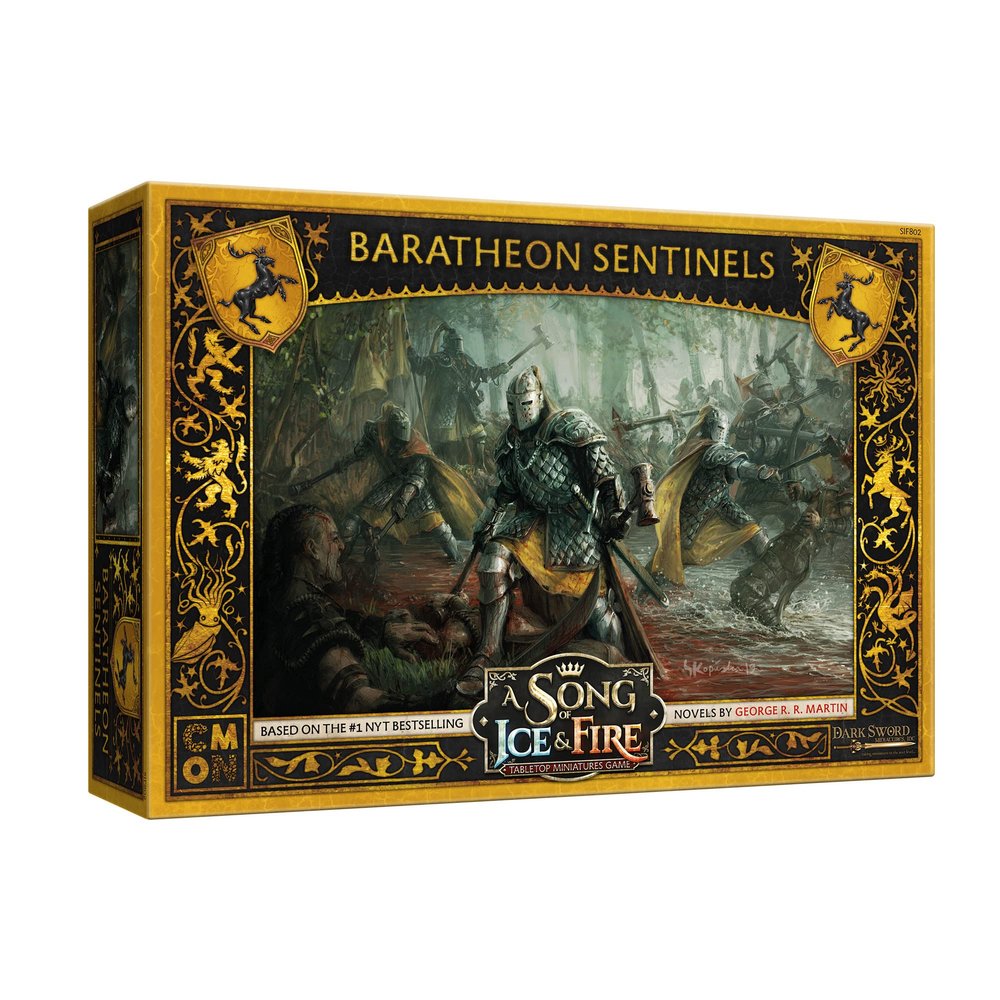 A Song of Ice and Fire Tabletop Miniatures Baratheon Sentinels Unit Box | Strategy Game for Teens and Adults | Ages 14+ | 2+ Players | Average Playtime 45-60 Minutes | Made by CMON