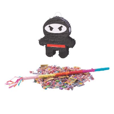 Ninja Warrior Piata Kit - Party Decor - 210 Pieces