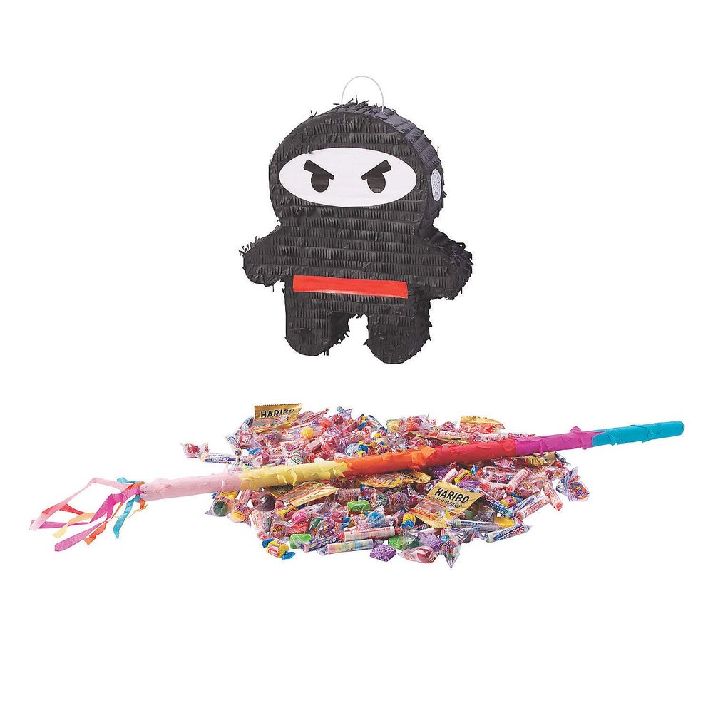 Ninja Warrior Piata Kit - Party Decor - 210 Pieces