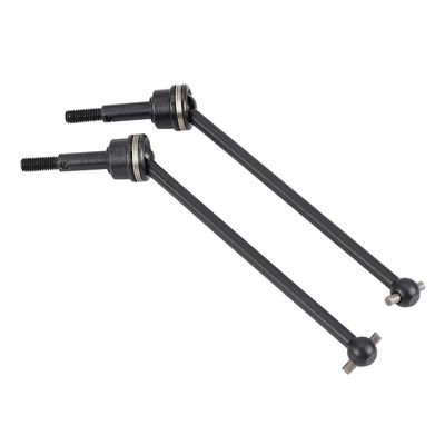 2 Pcs RC Metal Drive Shaft,RC Front Rear Universal Drive Shaft or HIMOTO E10MTL E10MT E10BP 1/10 RC Car Upgrade Accessory (Black) Car Model Accessory