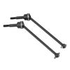 2 Pcs RC Metal Drive Shaft,RC Front Rear Universal Drive Shaft or HIMOTO E10MTL E10MT E10BP 1/10 RC Car Upgrade Accessory (Black) Car Model Accessory view 1