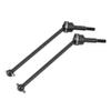 2 Pcs RC Metal Drive Shaft,RC Front Rear Universal Drive Shaft or HIMOTO E10MTL E10MT E10BP 1/10 RC Car Upgrade Accessory (Black) Car Model Accessory view 2