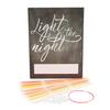 Fun Express Light The Night Send-Off Glow Necklaces with Easel Sign  Glow-in-The-Dark Party Favors for Weddings Receptions & Special Events  Includes Glow Necklaces & Easel Sign  51 Pieces view 1