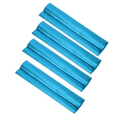 4 Piece RC Car Shock Absorber Dust Cover Set, Blue Protective Guards, High Strength for 1/10 Scale Remote Control Cars