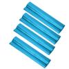 4 Piece RC Car Shock Absorber Dust Cover Set, Blue Protective Guards, High Strength for 1/10 Scale Remote Control Cars view 1