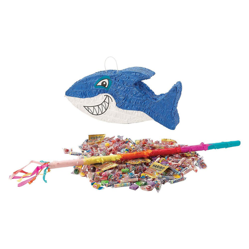 Shark Piata Kit - Party Decor - 210 Pieces