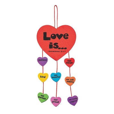 Bulk Inspirational Love is Mobile Craft Kit - 48 Pieces