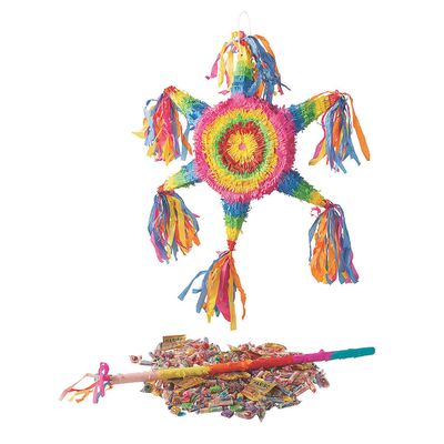 Fun Express Neon Star Piata Kit - Party Decor - 210 Pieces